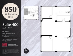 850 W Jackson Blvd, Chicago, IL for lease Floor Plan- Image 1 of 1