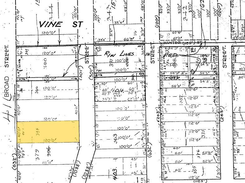 235-237 N Broad St, Philadelphia, PA à louer - Plan cadastral - Image 2 de 4