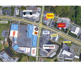 1730 E Dixon Blvd, Shelby, NC - AÉRIEN Vue de la carte - Image1