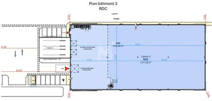 16 Route De Paray, Wissous for lease Floor Plan- Image 1 of 2