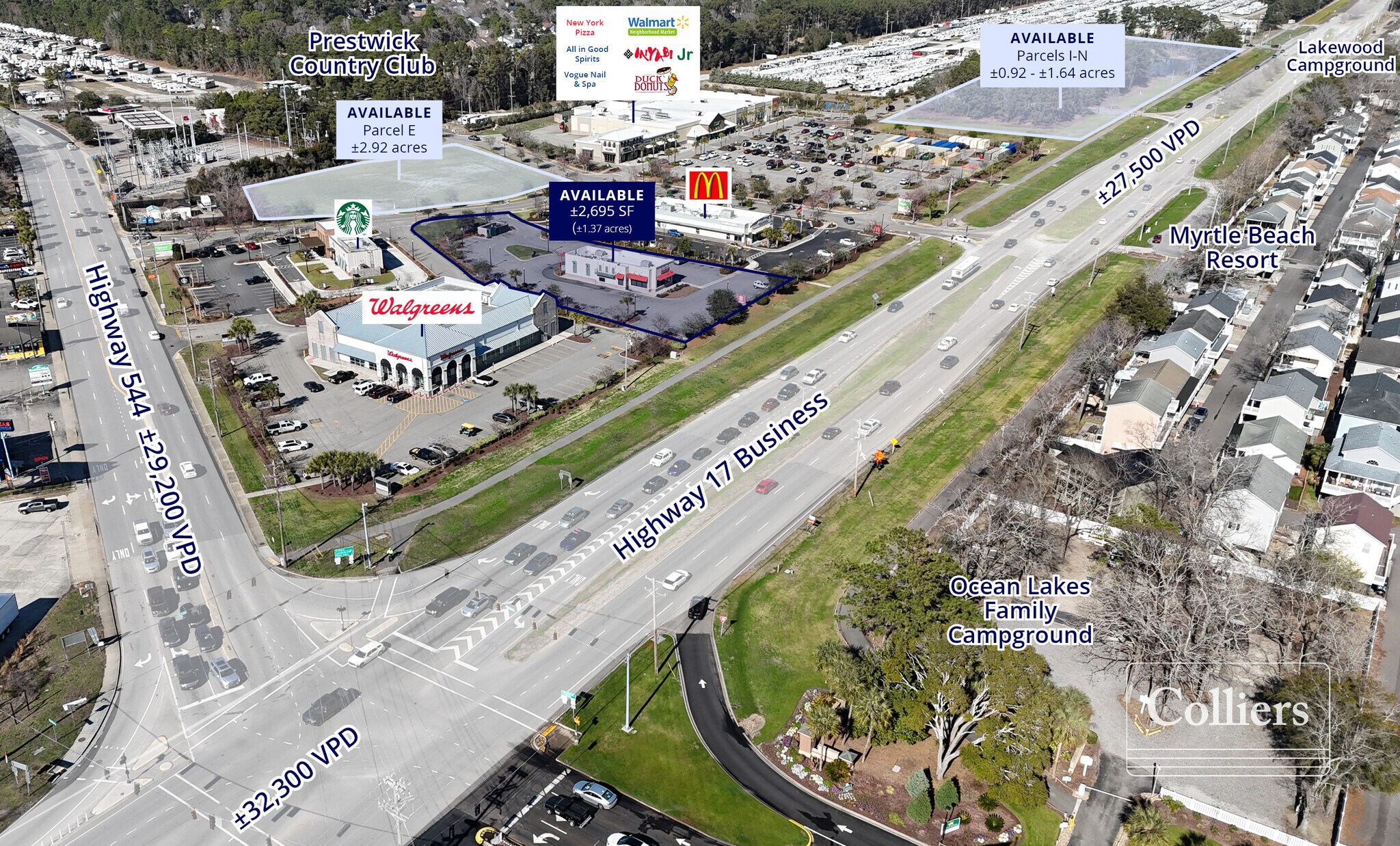 Highway 544 & Business 17, Myrtle Beach, SC à louer Photo du bâtiment- Image 1 de 5