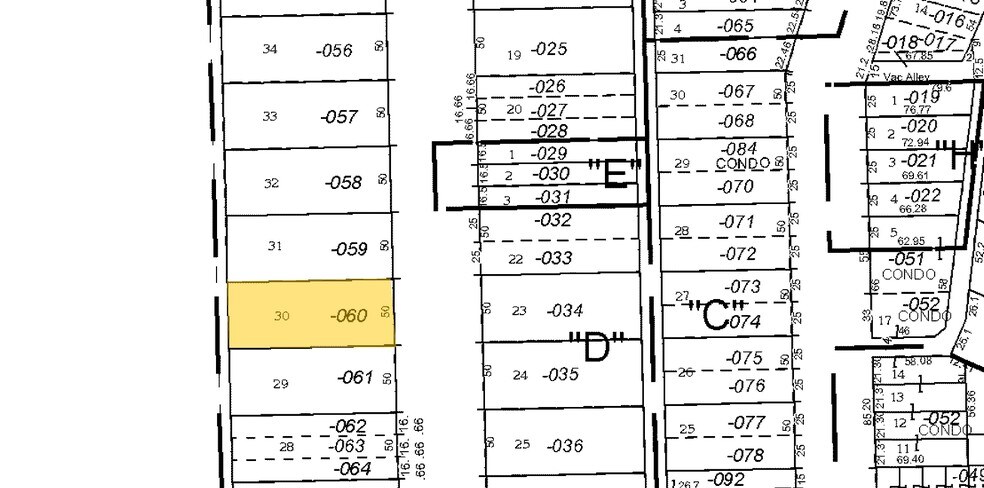 6440 S Ellis Ave, Chicago, IL à vendre - Plan cadastral - Image 2 de 2