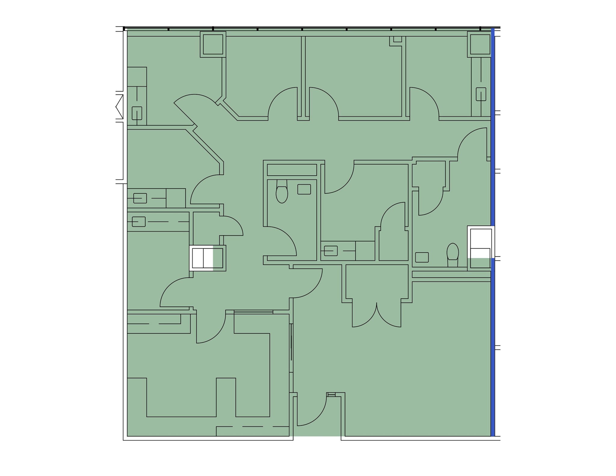 1400 Forest Glen Rd, Silver Spring, MD for lease Floor Plan- Image 1 of 1