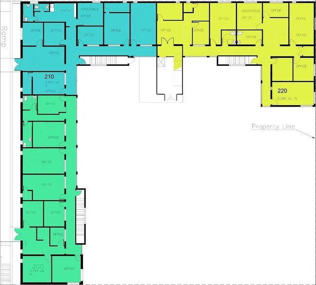 601 N Walker Ave, Oklahoma City, OK à louer - Plan d’étage - Image 3 de 4