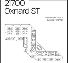 21600 Oxnard St, Woodland Hills, CA à louer Plan d’étage- Image 1 de 1