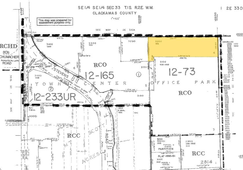 10135 SE Sunnyside Rd, Clackamas, OR à louer - Plan cadastral - Image 3 de 3