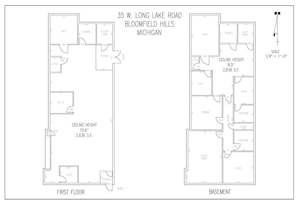 35 W Long Lake Rd, Bloomfield Hills, MI for lease Floor Plan- Image 1 of 1