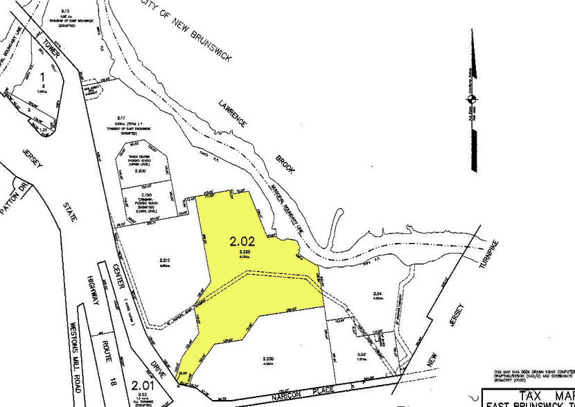 3 Tower Center Blvd, East Brunswick, NJ à louer - Plan cadastral - Image 3 de 6