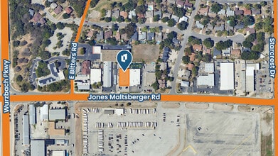 11925 Jones Maltsberger Rd, San Antonio, TX - AERIAL  map view