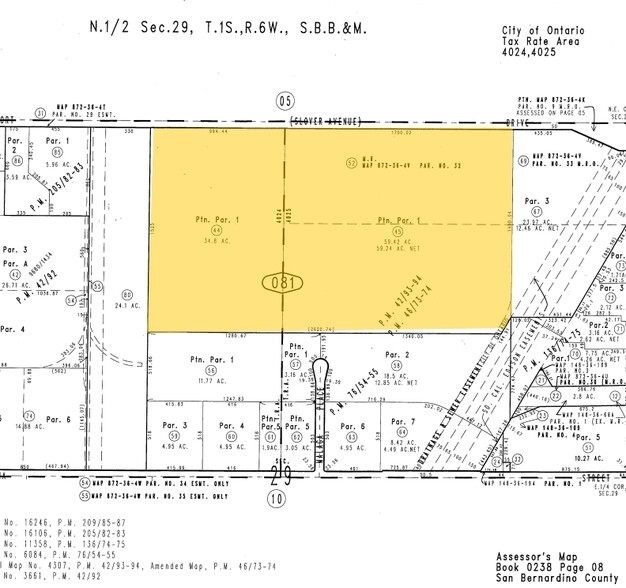 5600 E Airport Dr, Ontario, CA à vendre - Plan cadastral - Image 1 de 1