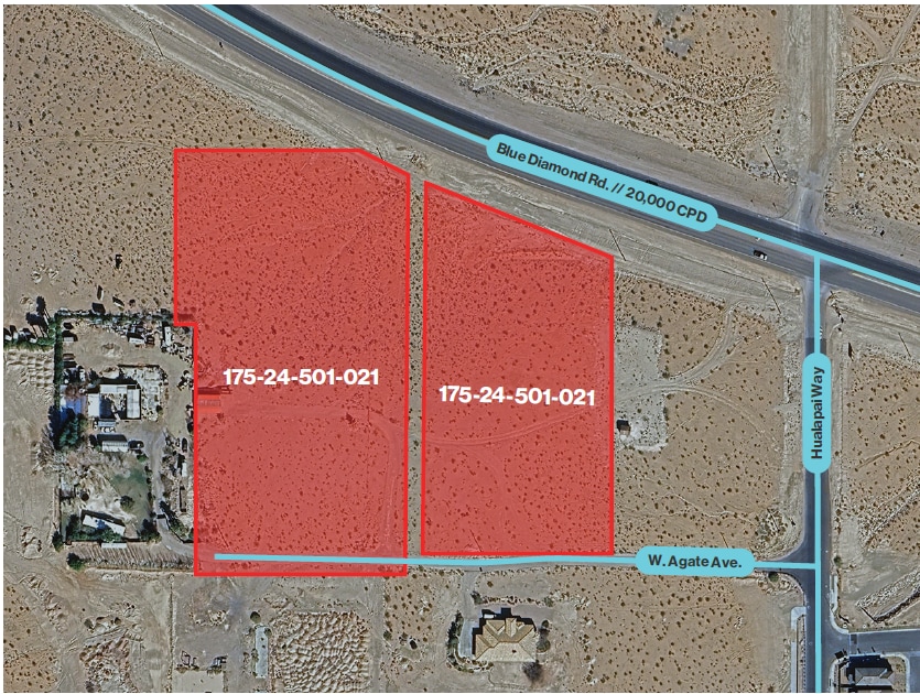 Blue Diamond Rd, Las Vegas, NV for sale Aerial- Image 1 of 5