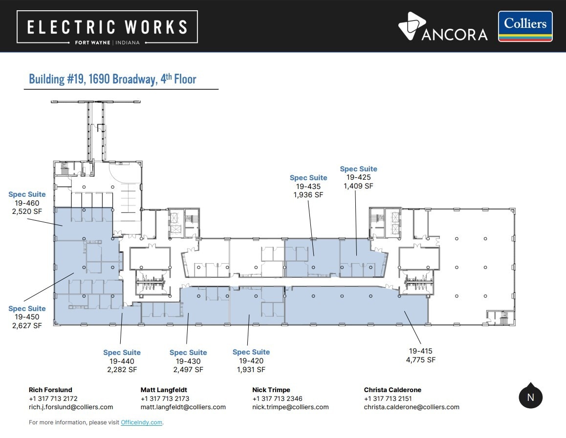 1690 Broadway, Fort Wayne, IN à louer Plan d’étage- Image 1 de 1