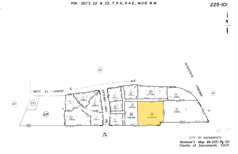 2616 Gateway Oaks Dr, Sacramento, CA à vendre - Plan cadastral - Image 1 de 1