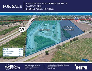 Plus de détails pour 240 US-59 Bus, George West, TX - Terrain à vendre