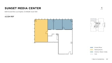 6255 W Sunset Blvd, Los Angeles, CA for lease Site Plan- Image 1 of 1