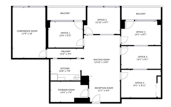 1010-1030 Rue Cherrier, Montréal, QC à louer Plan d  tage- Image 1 de 1