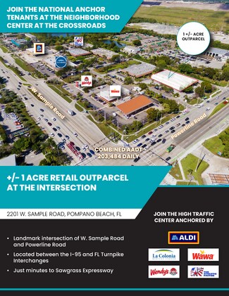 Plus de détails pour 2201 W Sample Rd, Pompano Beach, FL - Terrain à louer