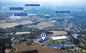 Weaversville Road, Northampton, PA - Aérien  Vue de la carte - Image1