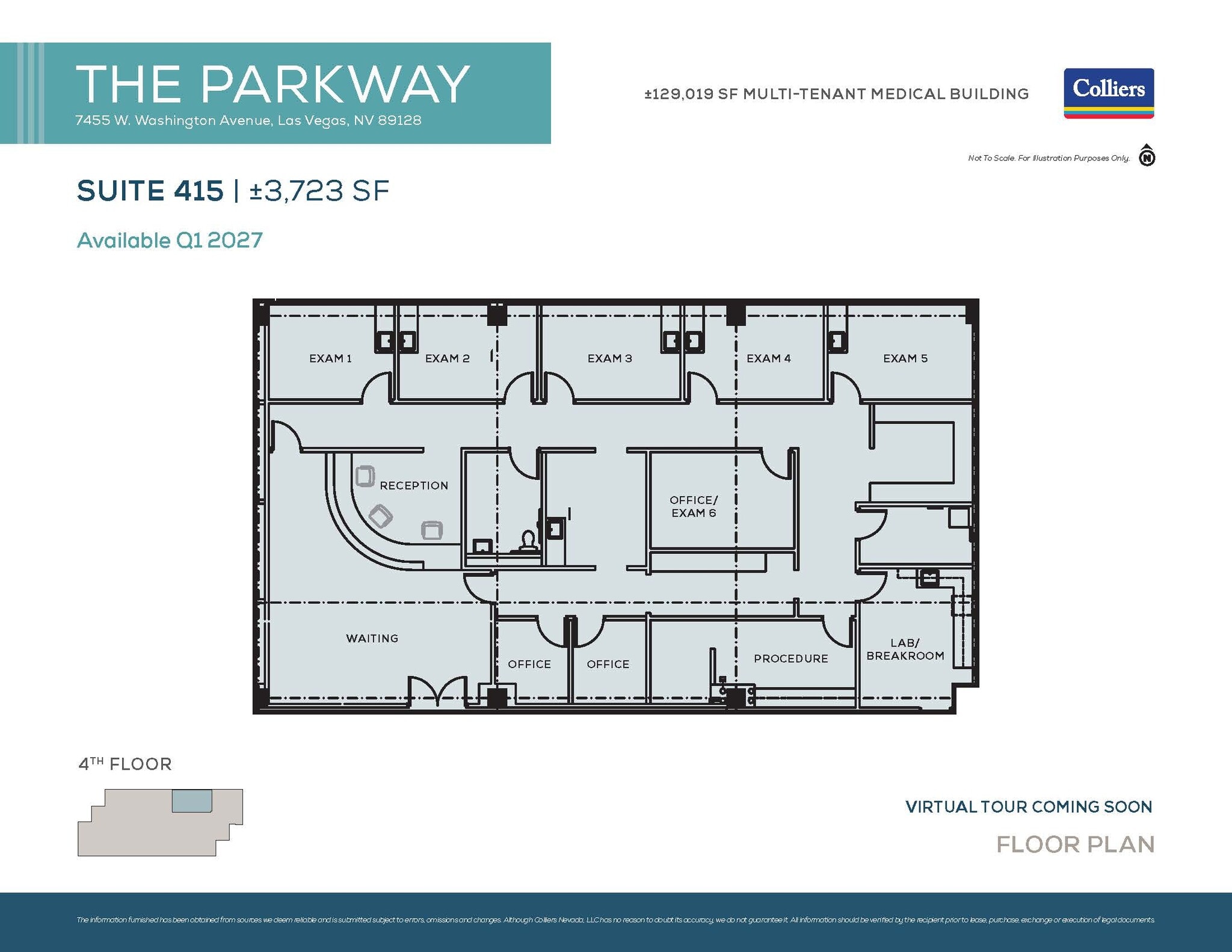 7455 W Washington Ave, Las Vegas, NV for lease Floor Plan- Image 1 of 1
