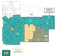 125 Shoreway Rd, San Carlos, CA à louer Plan d’étage- Image 1 de 1