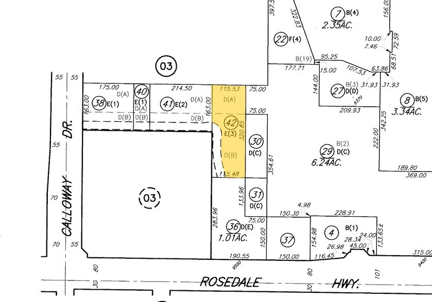 2710 Company Dr, Bakersfield, CA à vendre - Plan cadastral - Image 2 de 14
