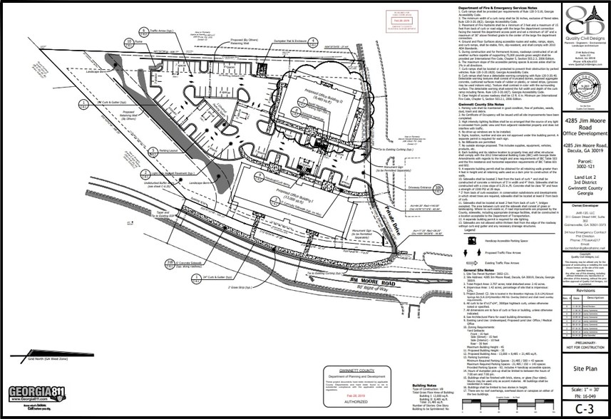 4285 Jim Moore Rd, Dacula, GA à vendre - Plan de site - Image 1 de 1