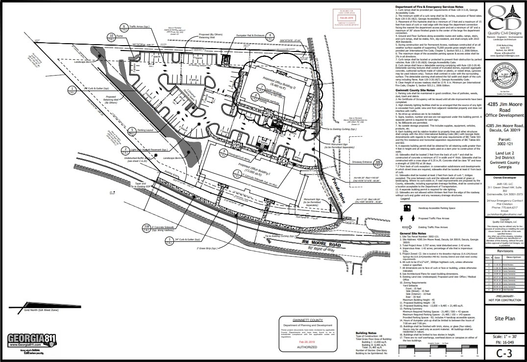 4285 Jim Moore Rd, Dacula, GA à vendre Plan de site- Image 1 de 1