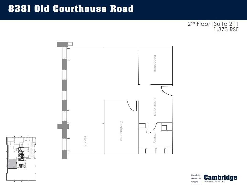 8381 Old Courthouse Rd, Vienna, VA for lease Floor Plan- Image 1 of 1