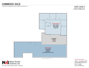 1800 S Australian Ave, West Palm Beach, FL à louer Plan d  tage- Image 1 de 3