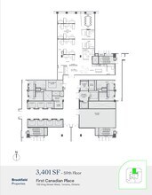 100 King St W, Toronto, ON for lease Floor Plan- Image 1 of 1