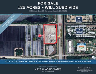 Plus de détails pour 8075 State Road 7, Boynton Beach, FL - Terrain à vendre