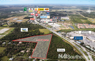 Plus de détails pour Okeechobee Rd & Hartman Rd, Fort Pierce, FL - Terrain à vendre