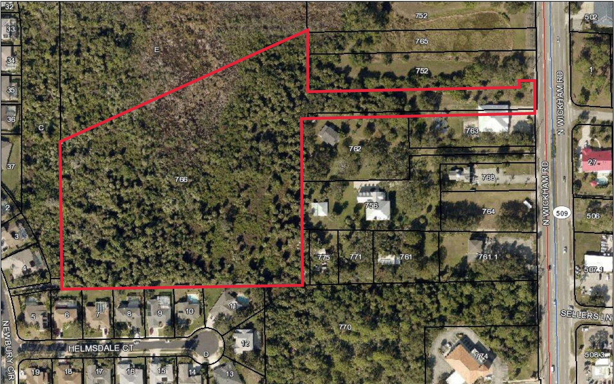 5930 N Wickham Rd, Melbourne, FL à vendre Aérien- Image 1 de 2