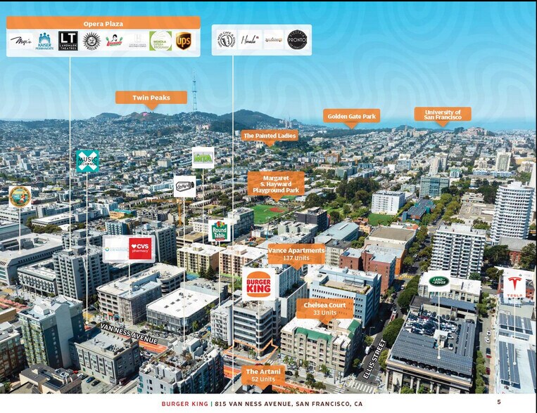 815 Van Ness Ave, San Francisco, CA à vendre - Photo du bâtiment - Image 3 de 7