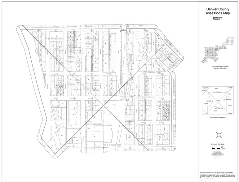 3327 Brighton Blvd, Denver, CO for lease - Plat Map - Image 2 of 16