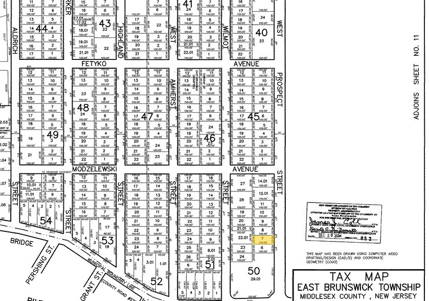 15 W Prospect St, East Brunswick, NJ for lease - Plat Map - Image 2 of 14
