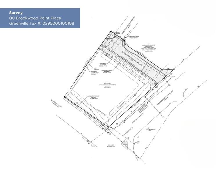01 South Carolina 417, Simpsonville, SC for lease - Plat Map - Image 3 of 10