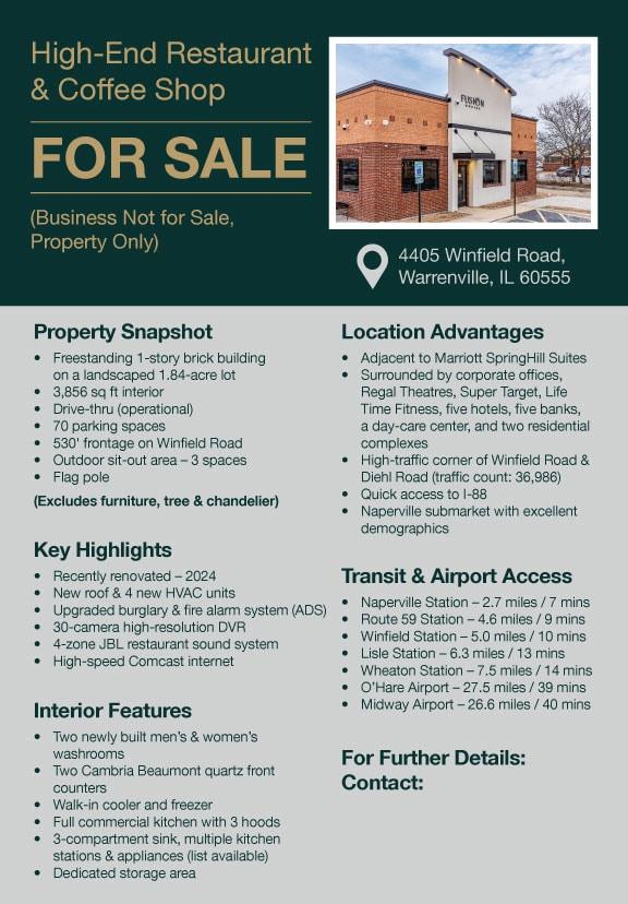 4405 Winfield Rd, Warrenville, IL for sale Primary Photo- Image 1 of 10