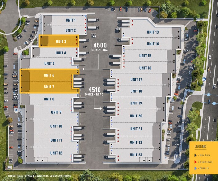 4500 Tomken Rd, Mississauga, ON à vendre - Plan de site - Image 3 de 6