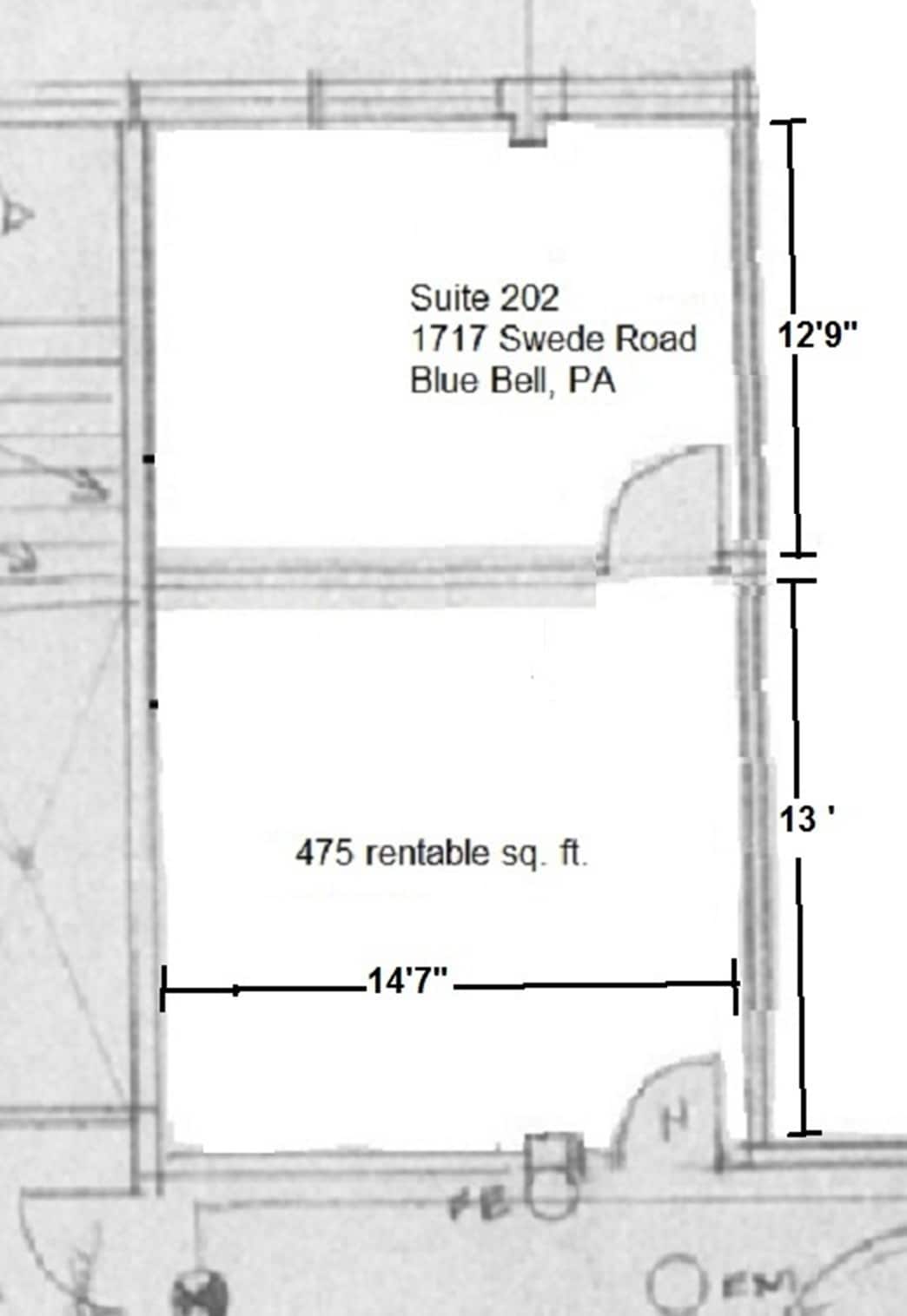 1717 Swede Rd, Blue Bell, PA for lease Floor Plan- Image 1 of 1
