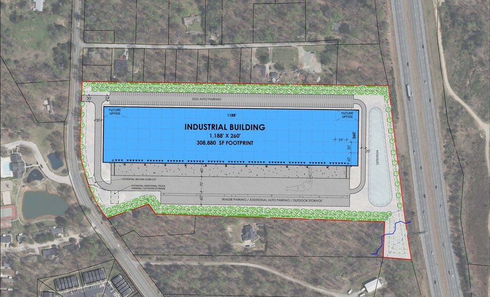 3530 McConnell Rd, Greensboro, NC à louer - Plan d  tage - Image 1 de 6