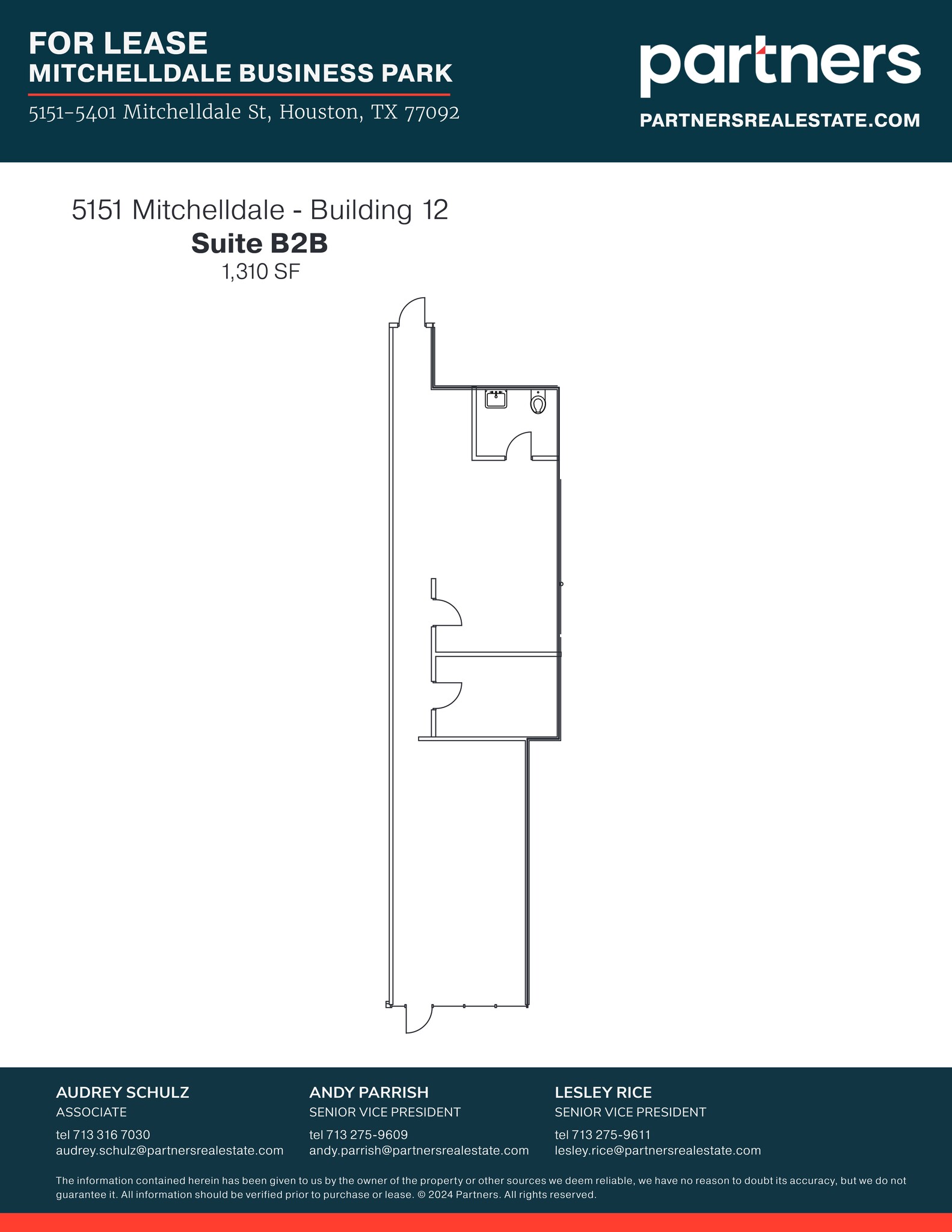 5151 Mitchelldale St, Houston, TX à louer Plan de site- Image 1 de 1