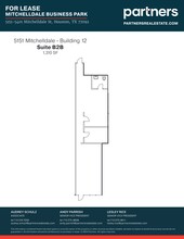 5151 Mitchelldale St, Houston, TX à louer Plan de site- Image 1 de 1