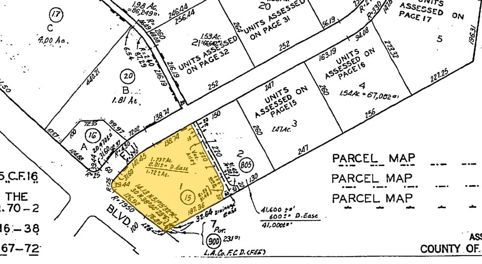 4816-4834 Lincoln Blvd, Marina del Rey, CA for lease - Plat Map - Image 2 of 9