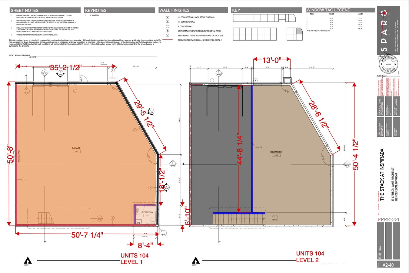 1150 Larson ln, Henderson, NV 89044 - Unité 104 -  - Plan d  tage - Image 1 of 1