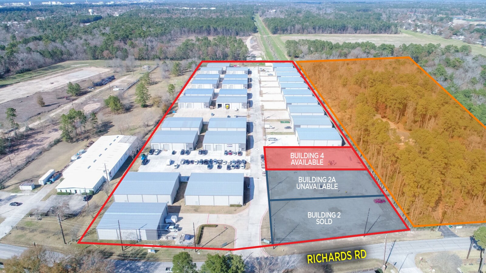 Richards Road Business Park portefeuille de 4 propriétés à vendre sur LoopNet.ca Aérien- Image 1 de 5