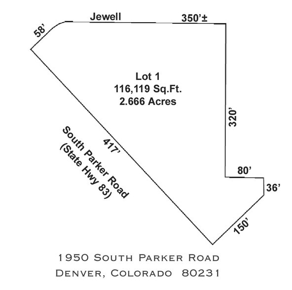 1950 S Parker Rd, Denver, CO à vendre - Photo du bâtiment - Image 2 de 3