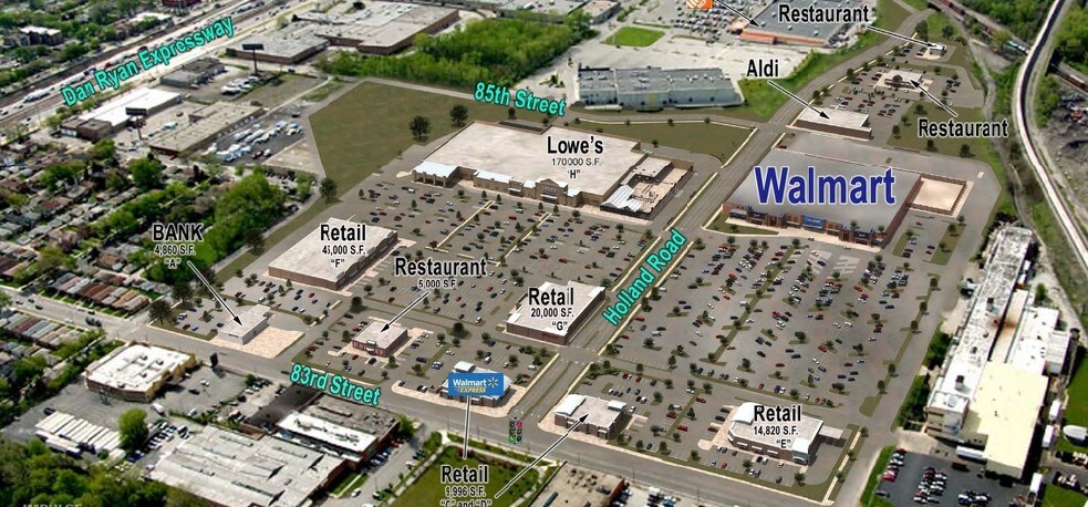 8301 S Holland Rd, Chicago, IL à vendre - Photo du bâtiment - Image 2 de 8