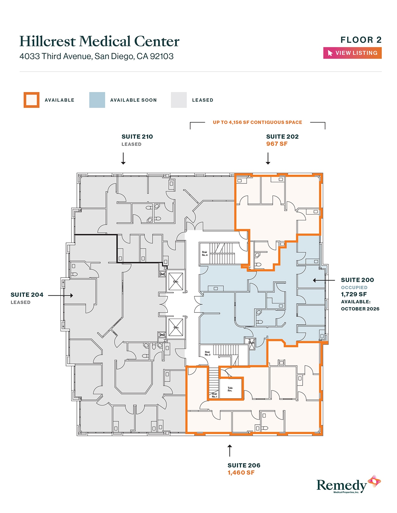 4033 3rd Ave, San Diego, CA for lease Floor Plan- Image 1 of 1