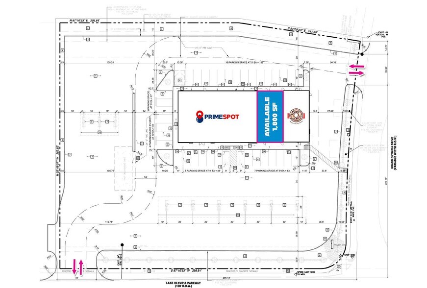 602 Lake Olympia Pky, Fresno, TX à louer - Plan de site - Image 3 de 3